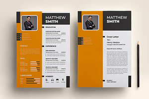 Business Resume Design Template