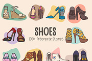 100+ Shoe Stamps for Procreate, a Brush Add-On by SketchQueen (Thumbnail 1 of 5)