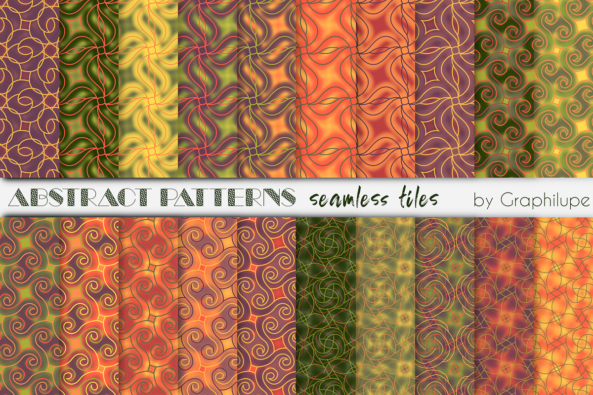 Abstract Patterns Vol. 1.2 - Autumn, a Pattern Graphic by Graphilupe (Photo 3 of 6)