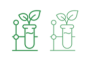 GMO Plant Science Icons, Vector Set, a Nature Photo by Ilia Design (Thumbnail 3 of 3)