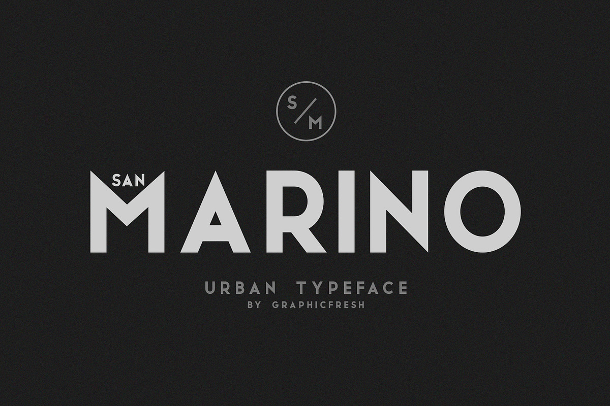 San Marino // Four Font Files preview 7