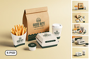 Takeaway Food Packaging Mockup, a Packaging Mockup by simuradi (Thumbnail 1 of 9)