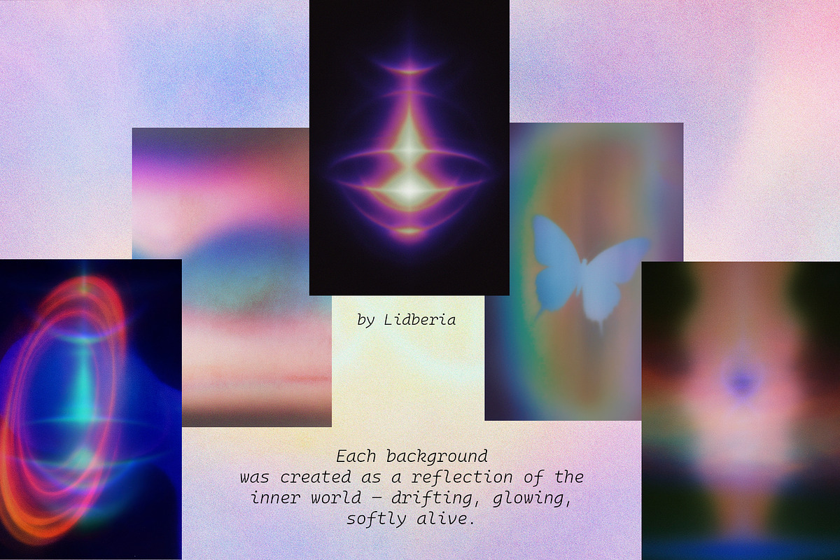 Luminous Drift Background Collection, a Background Graphic by Lidberia (Photo 8 of 10)