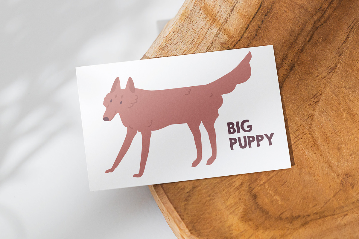Cute little girl hugging dog, an Animal Illustration by Good Studio (Photo 3 of 3)