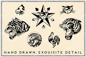 Old School Animal Tattoos