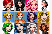 Beautiful bright girls portrait, a Person Illustration by MarisoArt (Thumbnail 1 of 13)