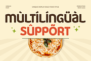Gobach - Unique Bold Food Font, a Sans Serif Font by TokoPress (Thumbnail 13 of 13)