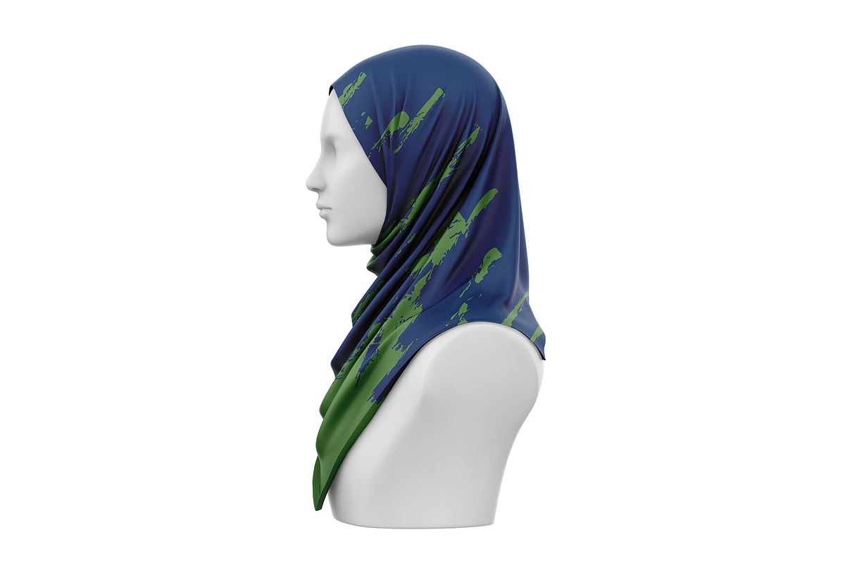 Hijab Mockup on Mannequin Head, a Hat Mockup by Dev.Rawat21 (Photo 4 of 5)