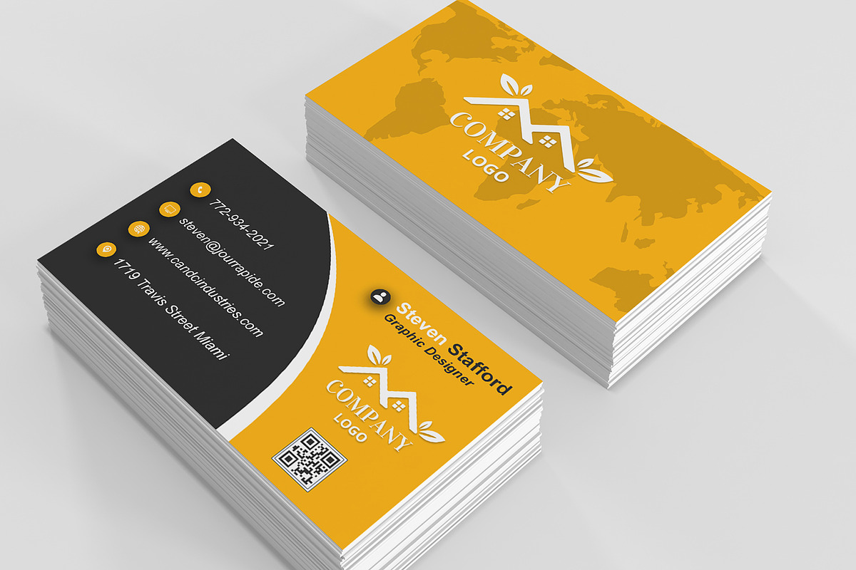 Simple Modern Card PSD preview 7