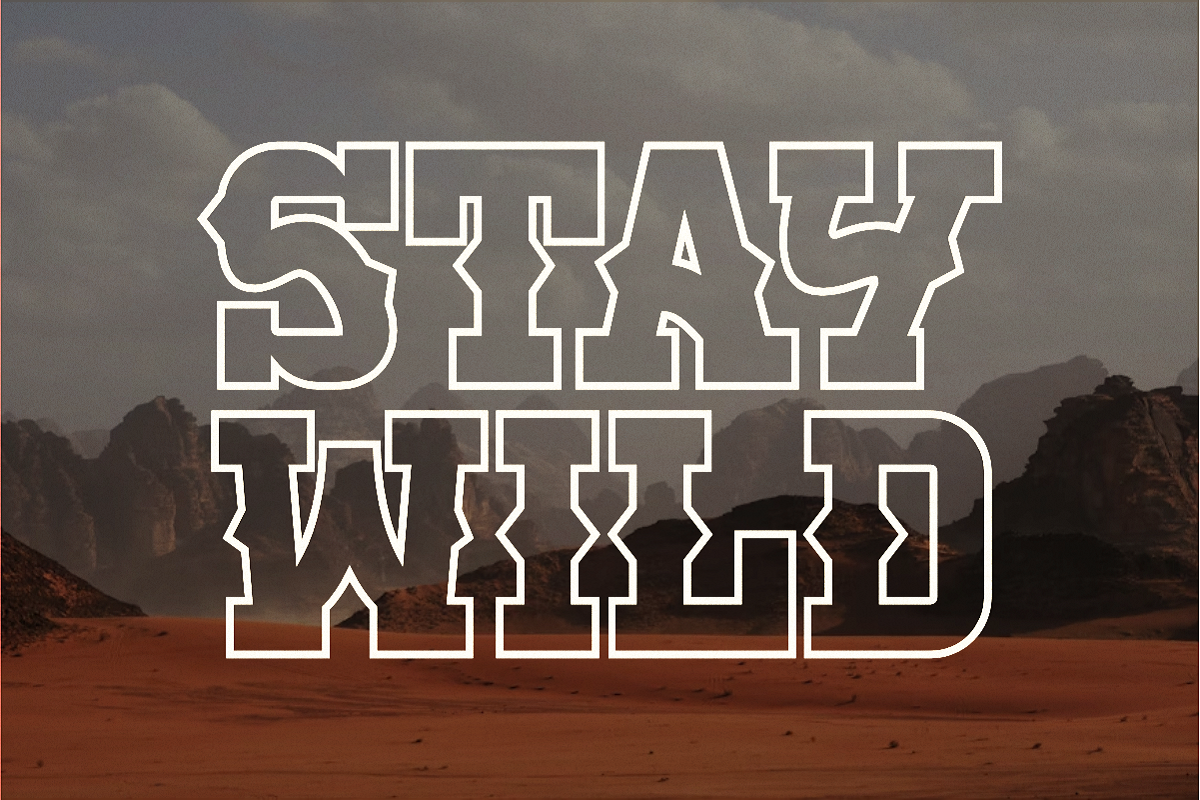 Believe Western - Vintage Slab Serif, a Slab Serif Font by Pian45 Studio (Photo 2 of 8)