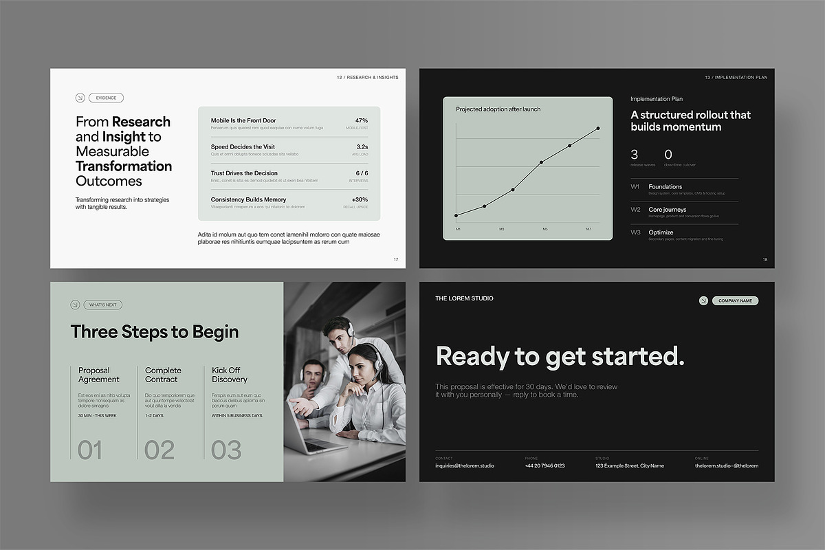 Minimal Presentation Template, a Presentation Template by BrandPacks (Photo 6 of 7)