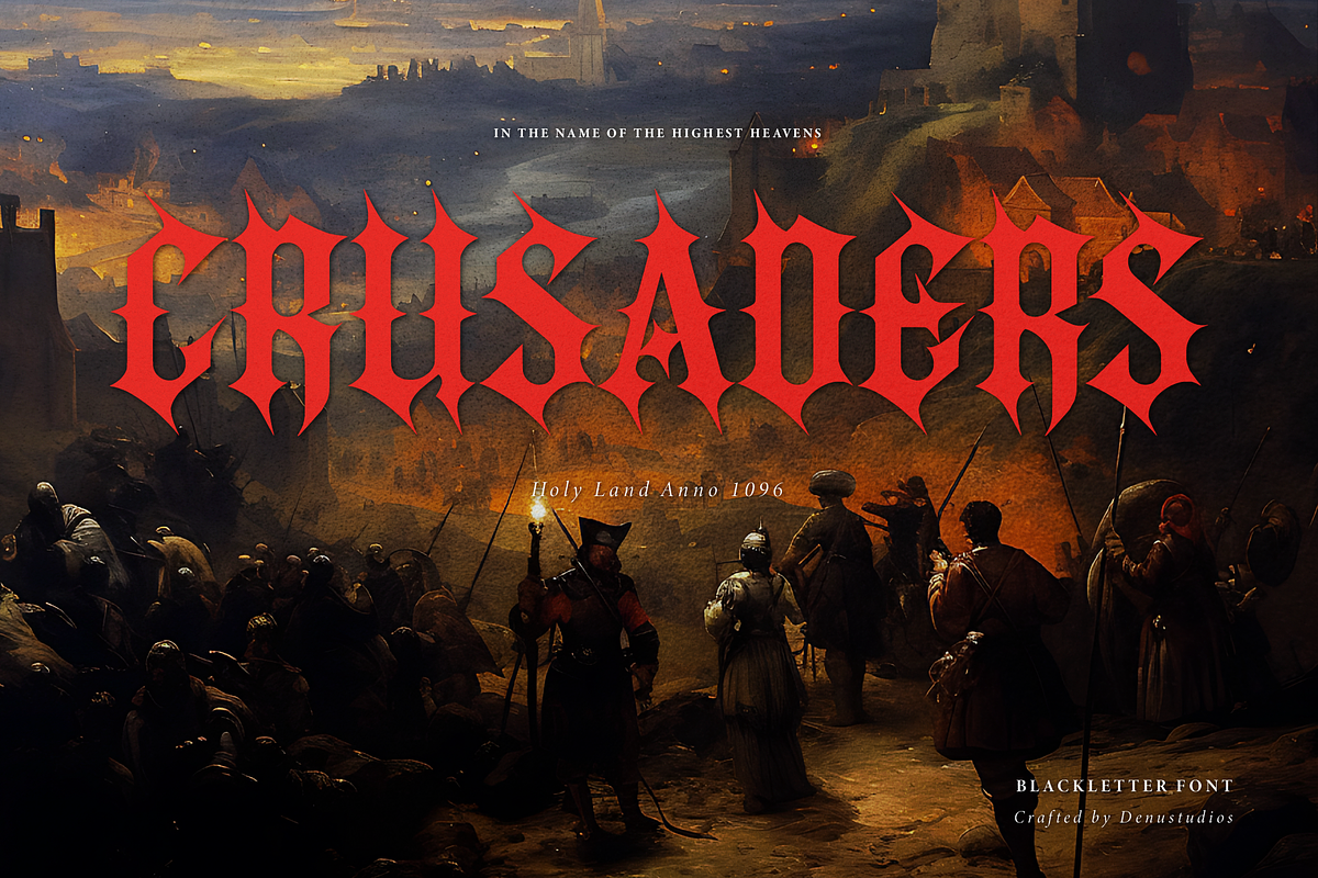 Tonduk | Blackletter Font, a Blackletter Font by Denustudios (Photo 5 of 12)