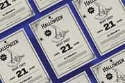 Poster Halloween Design Template, a Poster Template by MaikoHatta (Thumbnail 4 of 11)