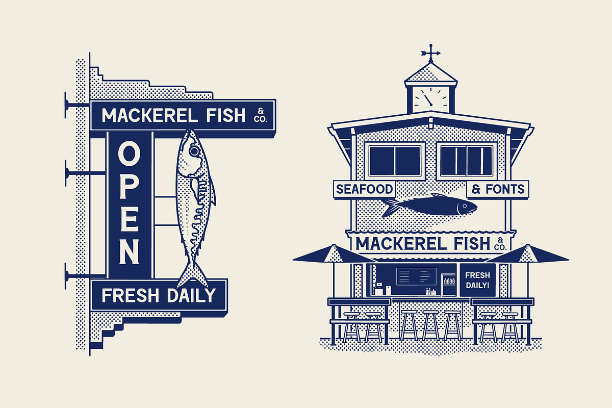 SFC Mackerel (Refined) - Font Duo, a Serif Font by Skilline Supply Co. (Photo 13 of 22)