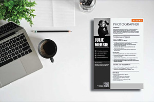 Resume Template Photographer_20, a Resume Template by dulchaer29
