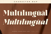 Kindora Bufferly Modern Vintage, a Serif Font by Letterena Studios (Thumbnail 8 of 15)