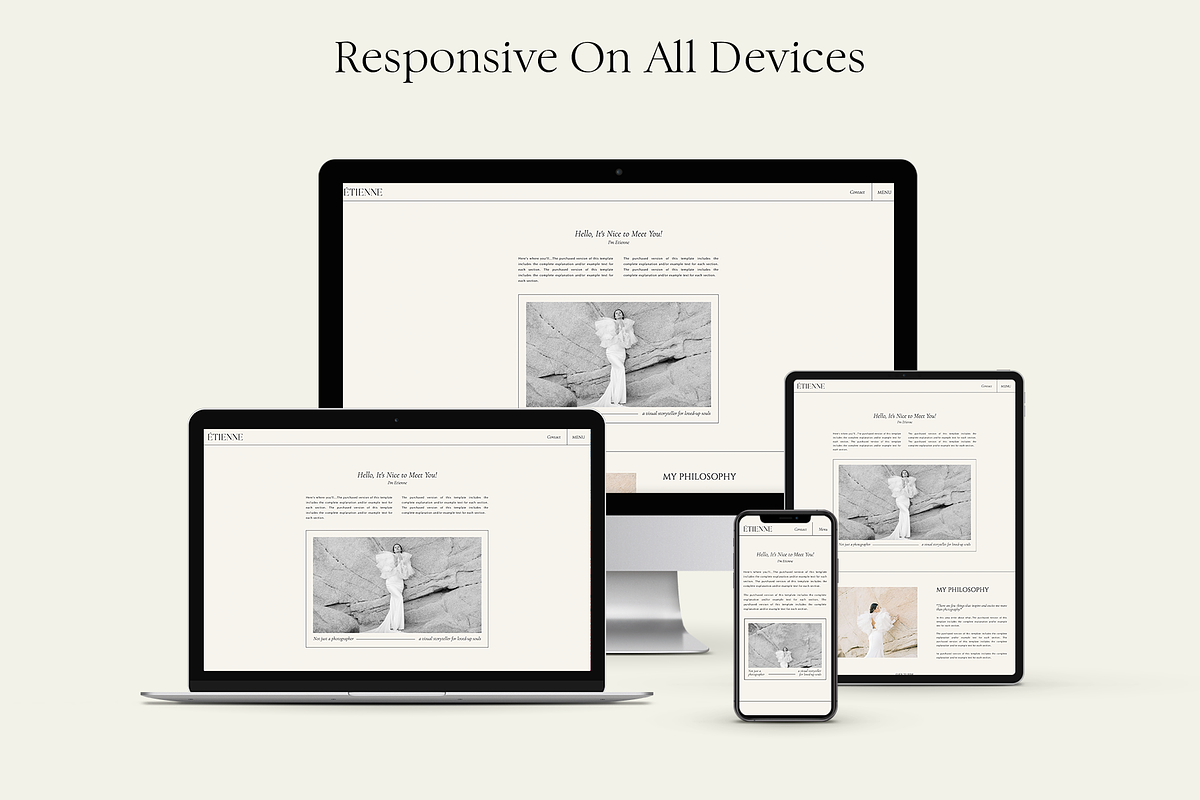 Minimal | Showit Website Template, a Websites & App Template by Studio Leelou (Photo 4 of 13)