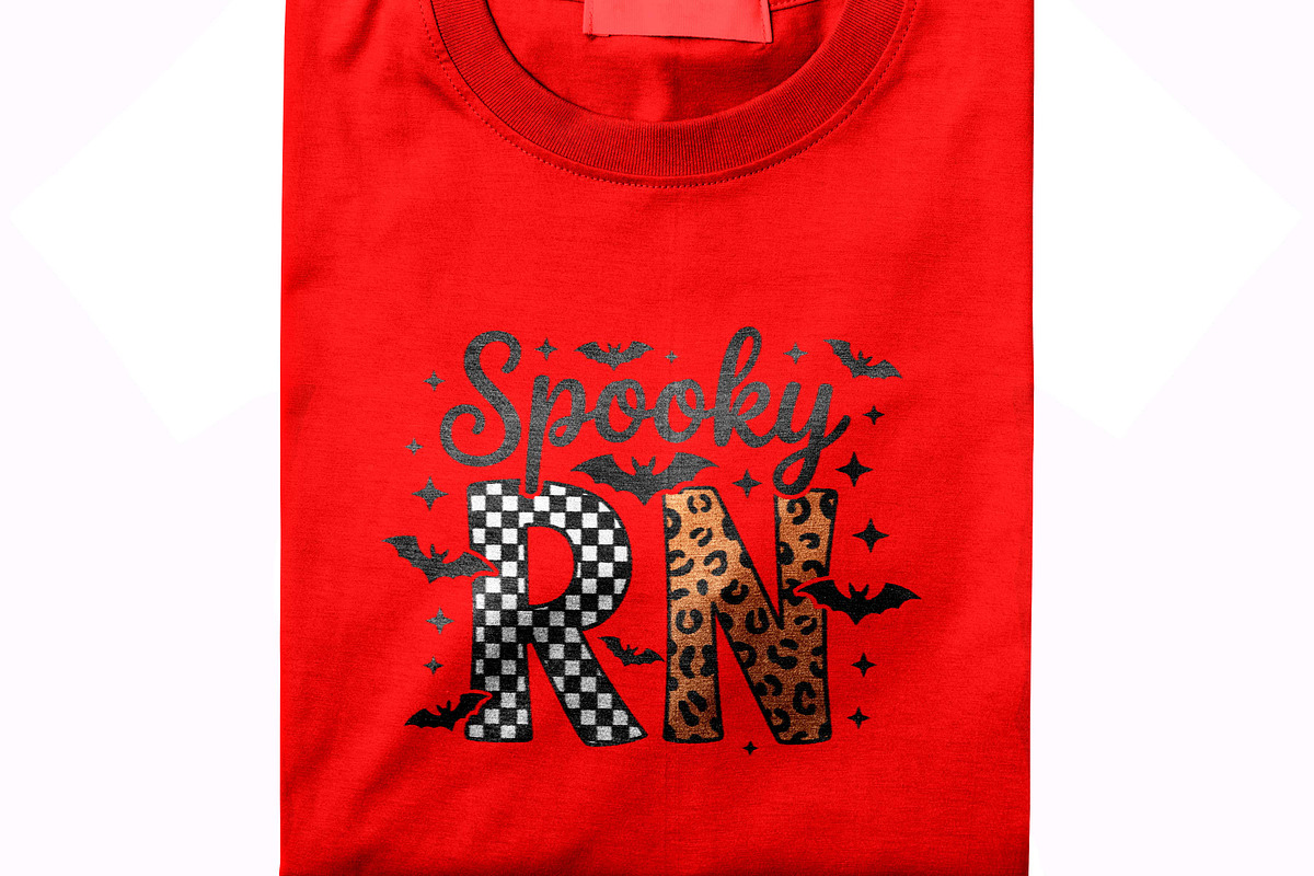 Retro Halloween Nurse T Shirt Design, a Seasonal Illustration by Unique Design Team (Photo 3 of 7)