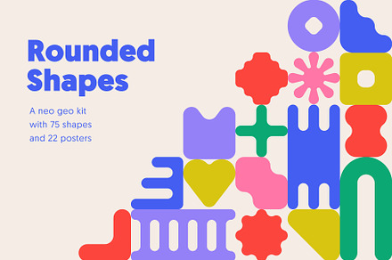 Rounded Shapes, an Object Graphic by Léo Alexandre