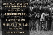 40 Fonts from the Civil War Bundle, a Font by New Blazing Star Press (Thumbnail 5 of 5)