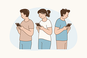 The Screen Divide Illustration, an Object Graphic by Jump Studio (Thumbnail 6 of 12)