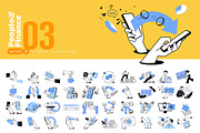 People and finance, a Finance Illustration by PureSolution (Thumbnail 1 of 6)