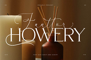 Fanttor Howery Font Duo