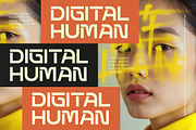 Techetic Human Futuristic Font, a Sans Serif Font by timelesstype.co (Thumbnail 16 of 20)