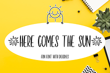 Here comes the sun - Display Font