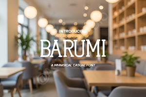 Barumi Playful Handwritten Font | Cu, a Font by Astuti Studio
