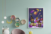 Magic school. Wizard witch clipart, an Education Illustration by Belusuab (Thumbnail 4 of 9)