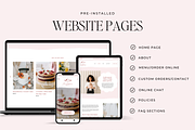 Wix Website Template for Bakery, a Wix Template by Ton Rêve Design Studio (Thumbnail 2 of 9)