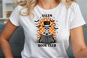 Salem Book Club Retro Halloween PNG, an Illustration by Sublimation Artist (Thumbnail 3 of 9)