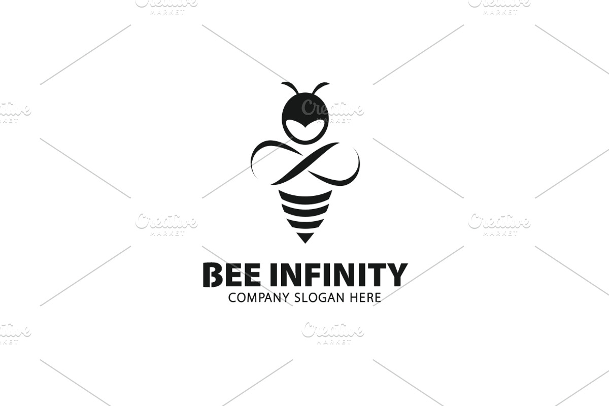 Bee Infinity Logo, a Branding & Logo Template by Creative Dezing (Photo 4 of 5)