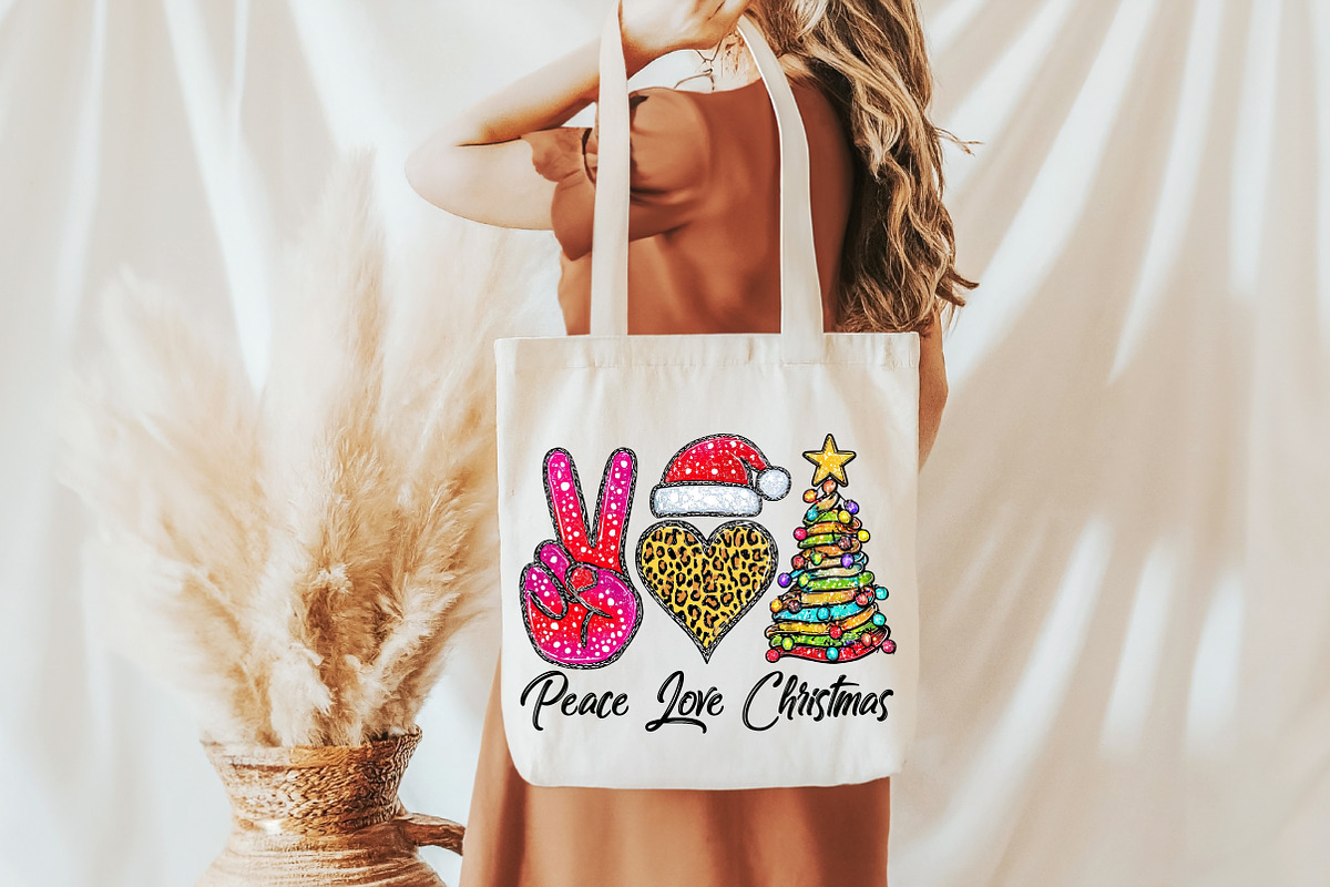 Peace Love Christmas Png, Christmas, an Illustration by Libby Wishes (Photo 3 of 6)