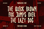 Moonshiver - Horror Display Font, a Handwritten Font by Youthlabs Studio (Thumbnail 2 of 12)