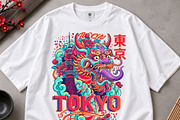 500+ Japanese T-Shirt Designs Bundle, a Decorative Illustration by Selenique Studio (Thumbnail 8 of 16)