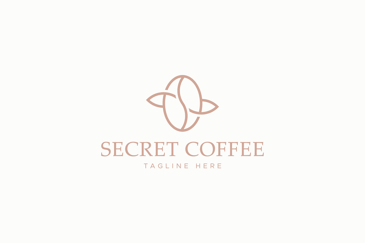 Secret Coffee Logo Bean Roasted, a Branding & Logo Template by Signatoro (Photo 2 of 2)