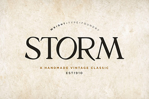 Storm | A Handmade Vintage Classic