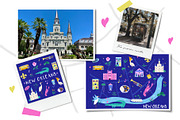 New Orleans Illustrated Map & Poster, an Illustration by danceyourlife (Thumbnail 5 of 6)