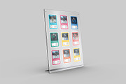 Acrylic Trading Card Display Mockup, an Advertising Mockup by Illusiongraphic (Thumbnail 10 of 24)