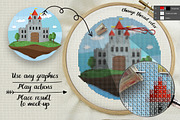 Cross Stitch Photoshop Action, an Action Add-On by Graphic Spirit (Thumbnail 3 of 5)