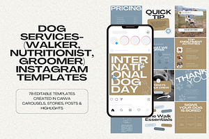 Dog Business Instagram Templates