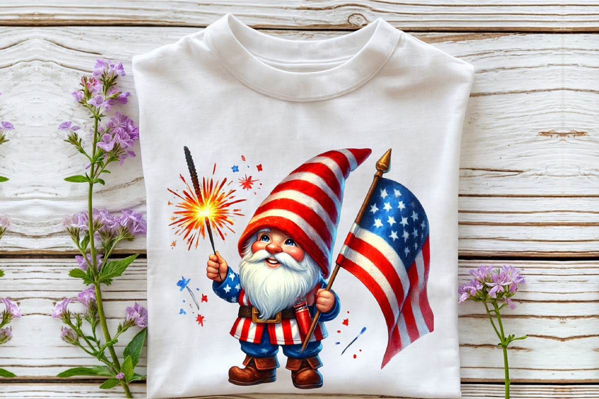 4th Of July gnomes Sublimation Clipa, an Illustration by Rose Art (Photo 3 of 7)