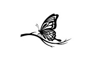 Butterfly Branch SVG Bundle, an Illustration by Creativeshirt (Thumbnail 15 of 31)