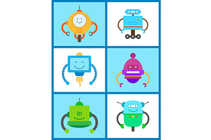 Robots Creature Collection Vector