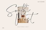 Salty Feathers - Modern Script, a Script Font by Sans & Sons (Thumbnail 2 of 10)
