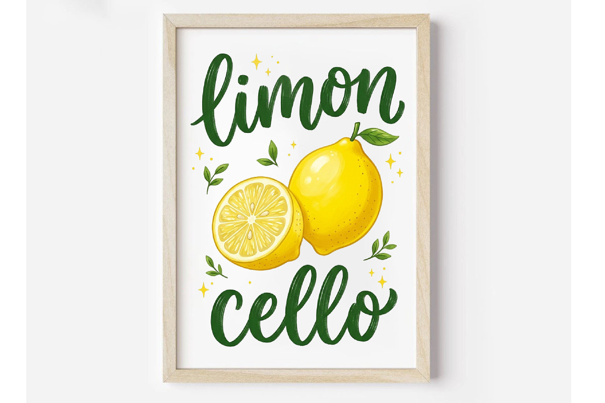 Coastal Yellow Lemon Summer Bundle, a Seasonal Illustration by Designworld (Photo 6 of 9)