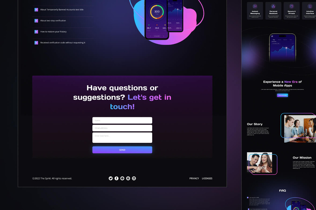 Zippy - App Website Template, a Landing Page Template by EGO Creative Innovations (Photo 3 of 6)
