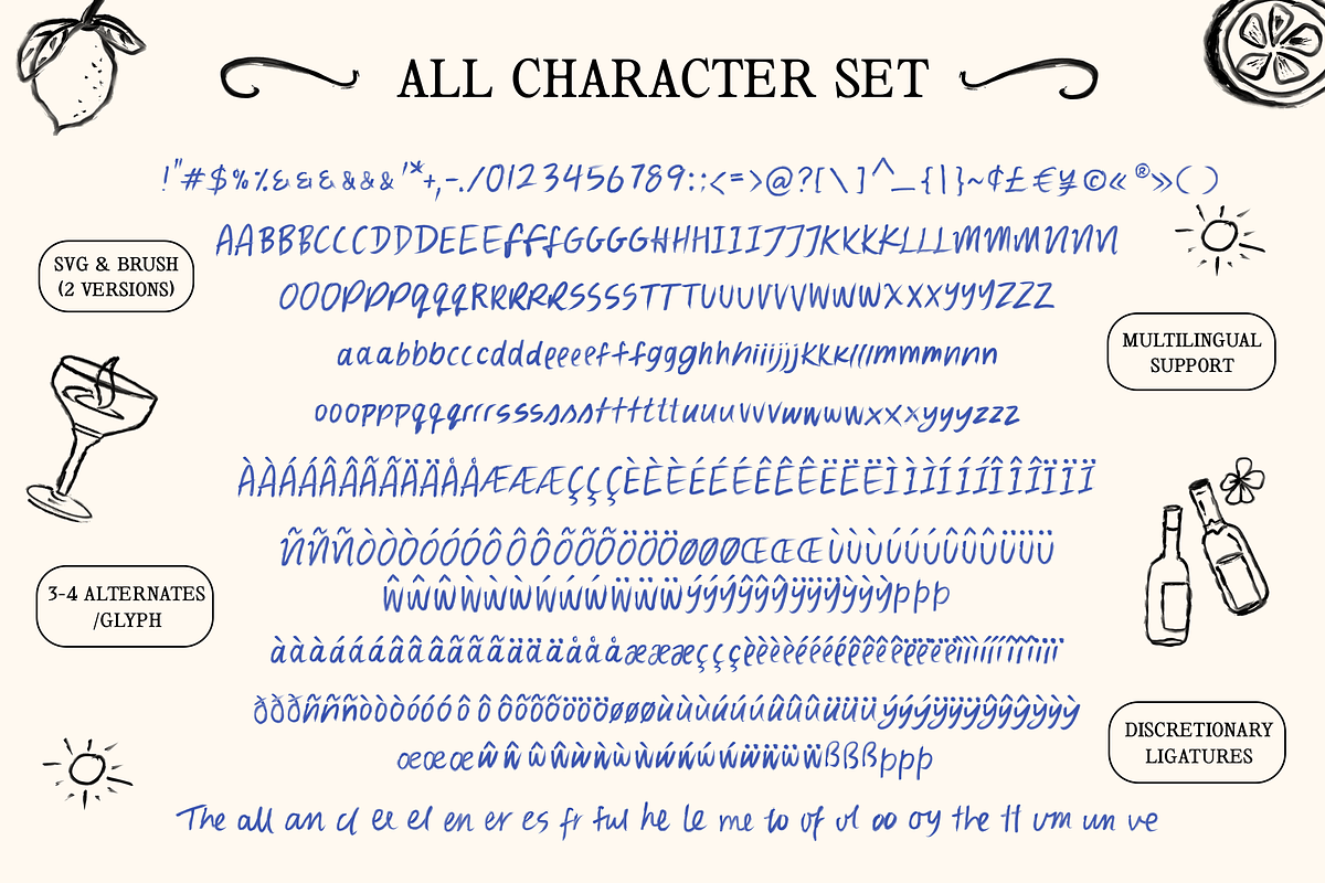 La Dolce Estate SVG Brush Font, a Handwritten Font by The Gelato Type (Photo 4 of 19)